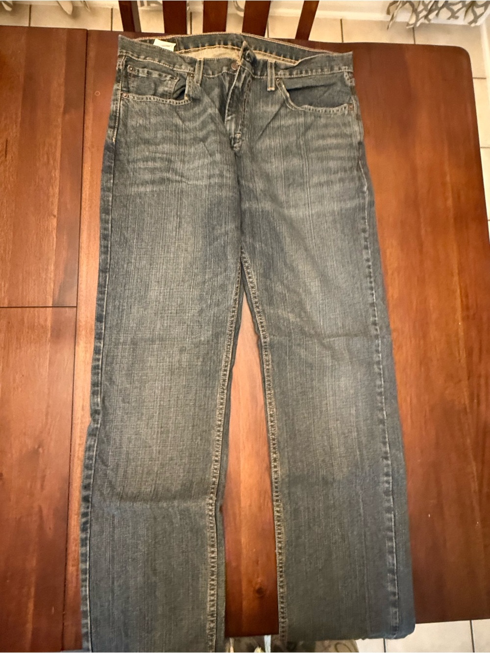 Levi's Men’s Straight-Leg Jeans in Medium Blue Wash